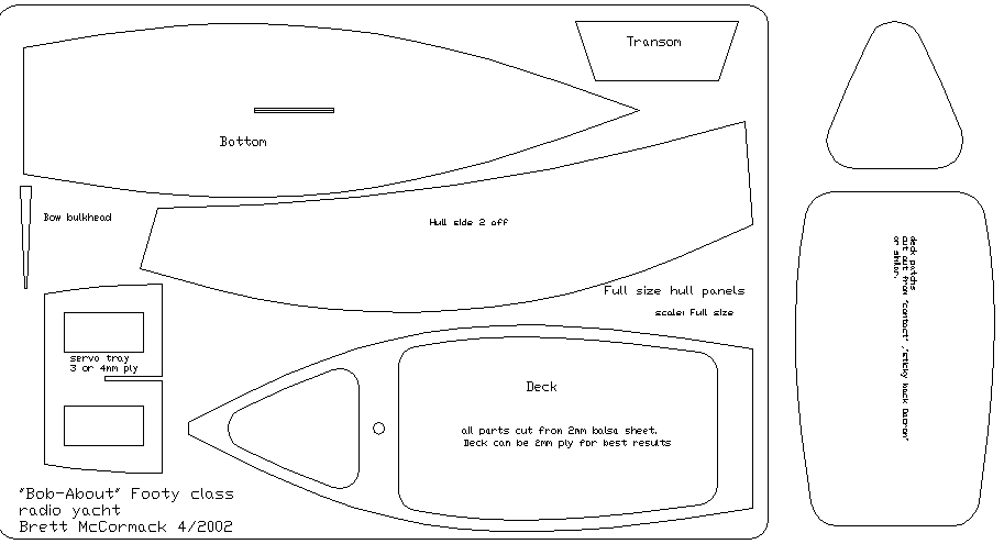 RC Boat Hull Plans